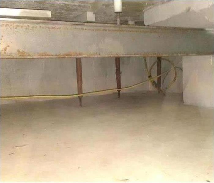 Cleaned crawlspace
